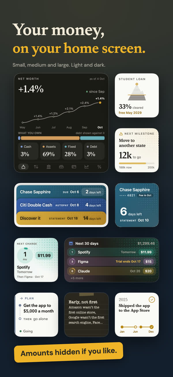 The numbers on your Home Screen, without opening the app.
